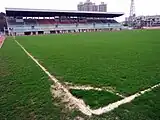 コーナー付近のピッチの様子