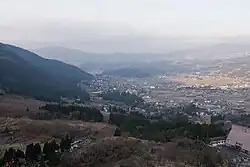 狭霧台から川南・中川方向を眺める
