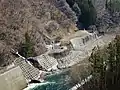 湯西川発電所跡（湯西川ダム直下）
