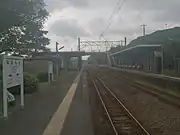 ホーム（川内駅方面）