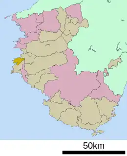 由良町位置図