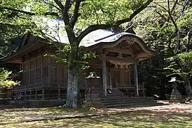 由良比女神社 拝殿