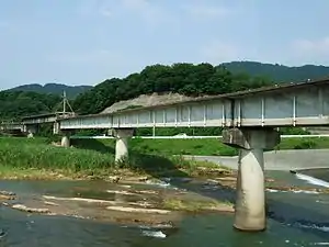 油須原線 彦山川橋梁跡
