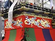 湯取車水引幕