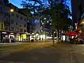 トラムの「スターネン・エルリコン」駅