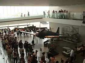 大型資料展示室の零戦六二型。