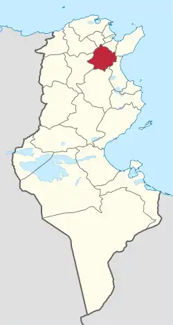 ザグアン県の位置