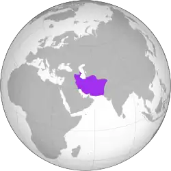イランの位置