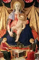 Madonna of Humility with Two Musician Angels, ポルディ・ペッツォーリ美術館 蔵