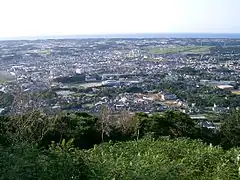 蔵王山山頂からの展望