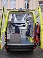 救急車の車内（チェコ）