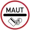 Toll plaza symbol