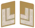 1932-33年までの細胞役員襟章