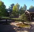 本堂から禅庭の眺め