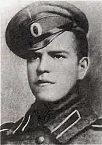 第10ノヴゴロド竜騎兵連隊（ロシア語版）所属のゲオルギー・ジューコフ下士官(1916年)