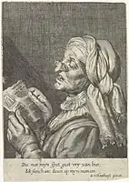 「歌う女性」(原画:ヘラルト・ファン・ホントホルスト)