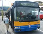 試作車はズリーン - オトロコヴィツェ（チェコ語版）のトロリーバスで2019年まで使用された（2006年撮影）