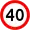最高時速40km/h