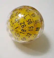 100面ダイス（ゾッキヘドロン）