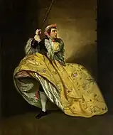 「腹を立てた女房」(ジョン・ヴァンブラの喜劇)でのデイヴィッド・ギャリック (c.1763) Brownsword Gallery
