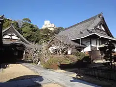 1873年から1899年まで校舎として使用された随念寺の書院・庫裡