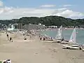 北側から