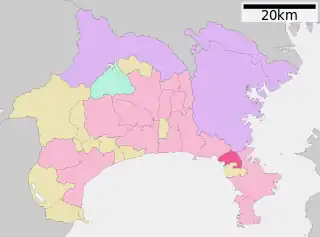 逗子市位置図
