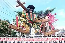 同好会の山車の例(城西組)。