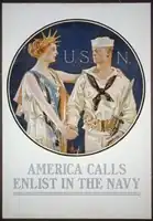 アメリカ海軍入隊勧誘広告