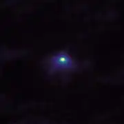 アタカマ大型ミリ波サブミリ波干渉計で撮影されたワータネン彗星。