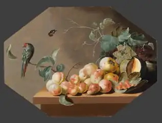 『花の絵』スウェーデン国立美術館所蔵